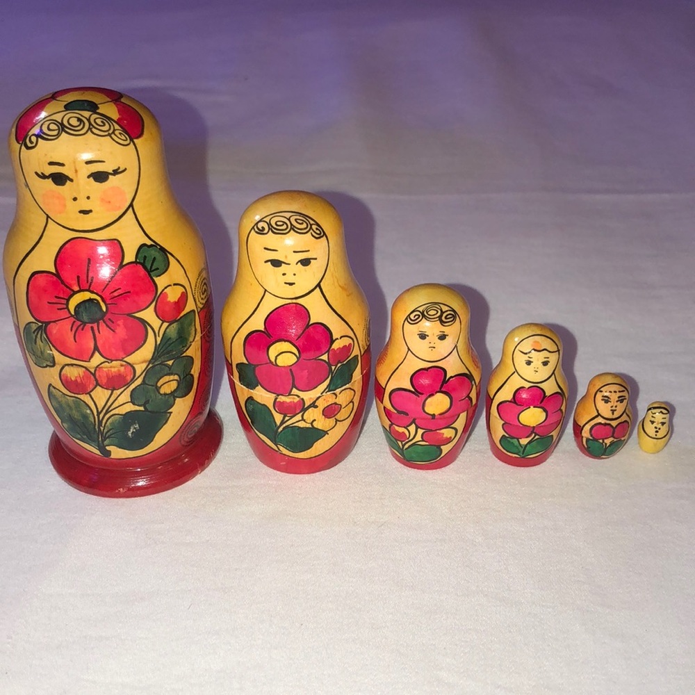 Russian Matryoshka Nesting Dolls 6 PC SET